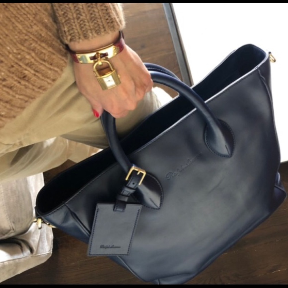 Ralph Lauren Collection mens zip top tote